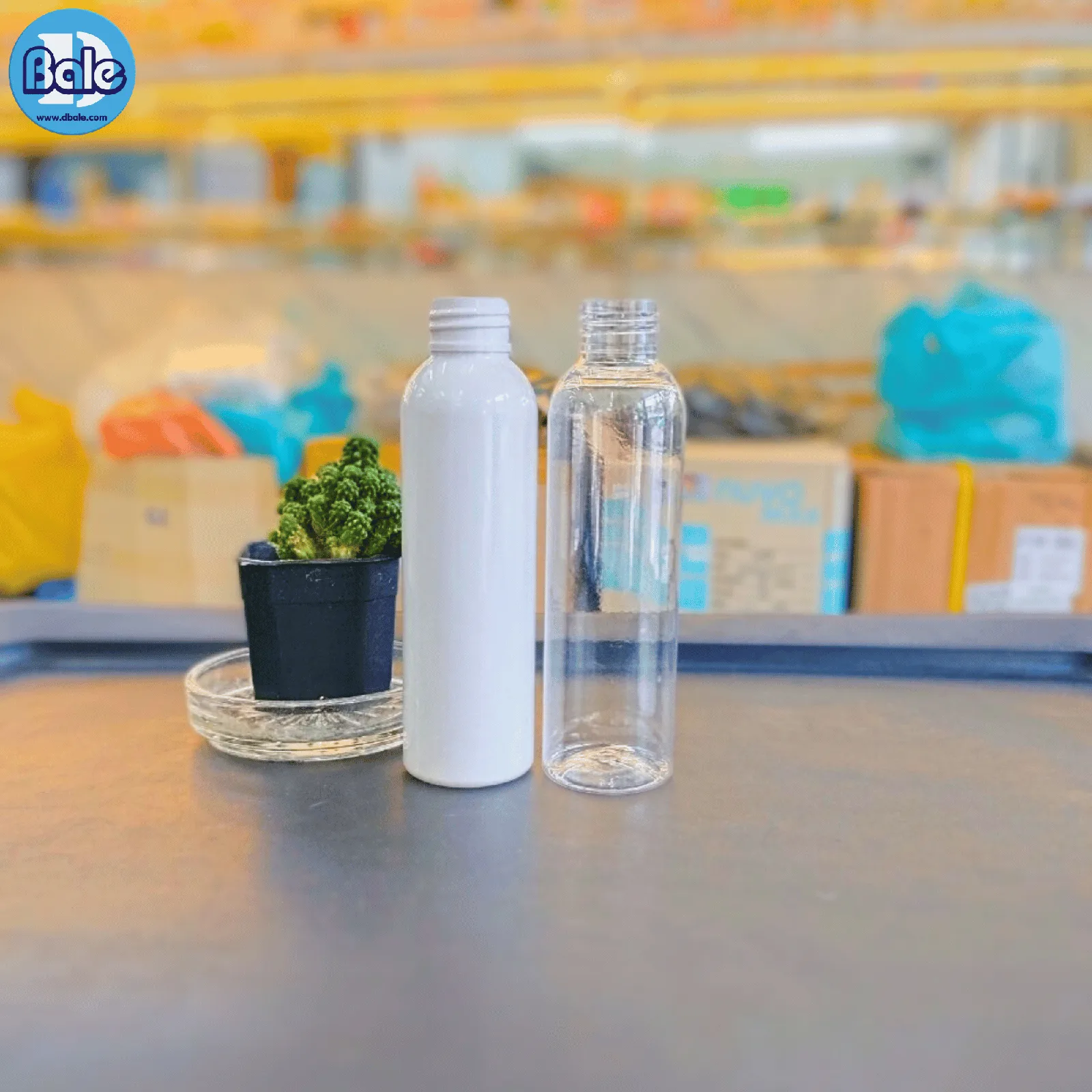 PET-003 120ml. ขวดพลาสติกPet กลม 120ml.