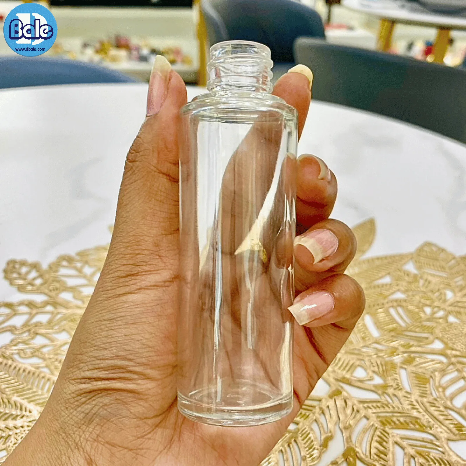 c005 50ml. ขวดแก้วใส สีใส 50ml.