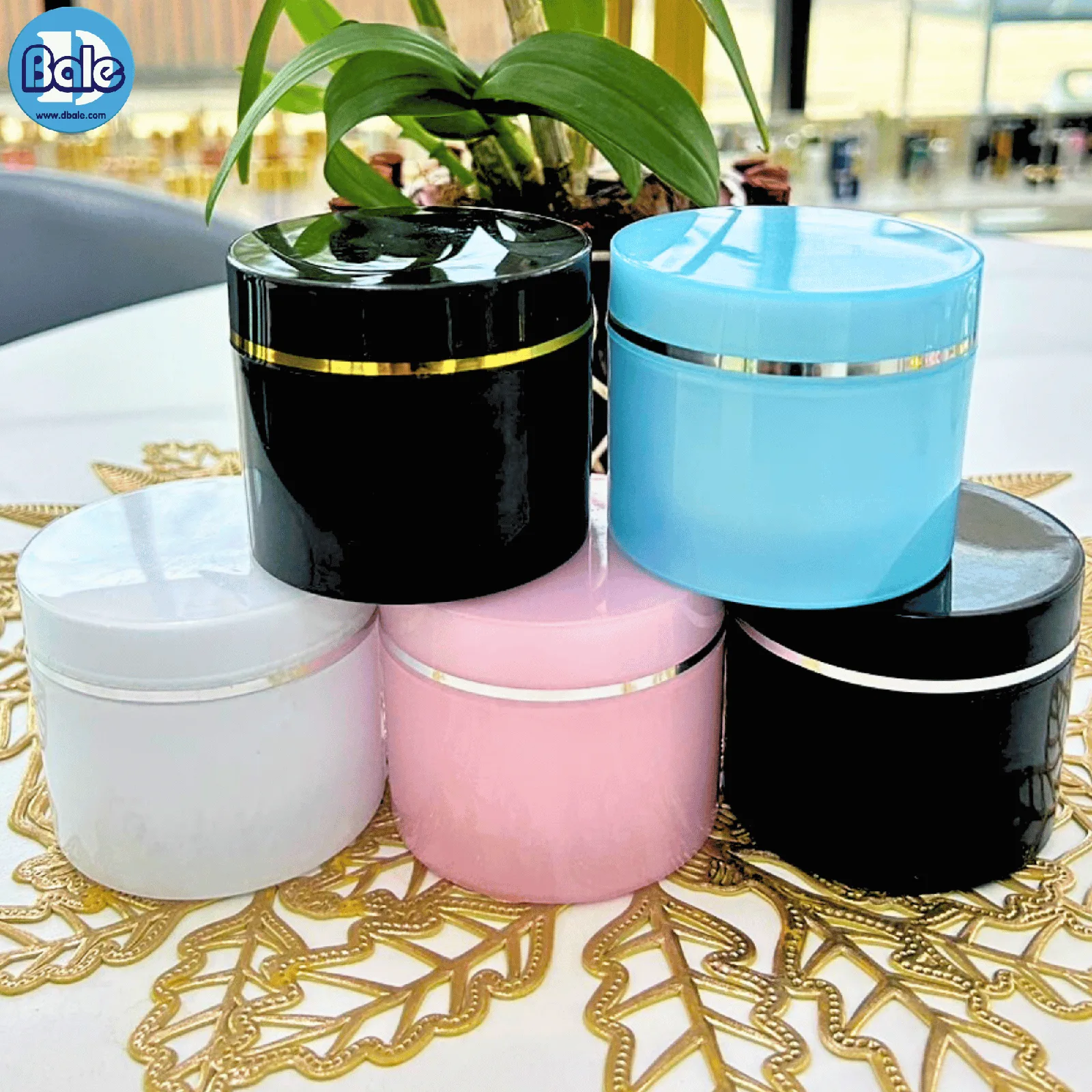 k0349 100g. กระปุกพลาสติกทรงขนมชั้น 100g