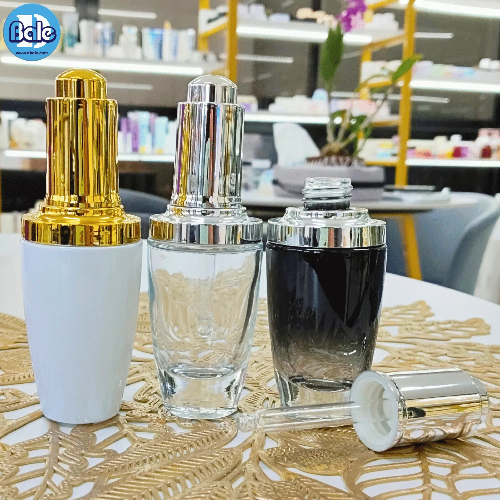 c010 30ml. ขวดแก้วทรงโอ่งผอม 30ml.