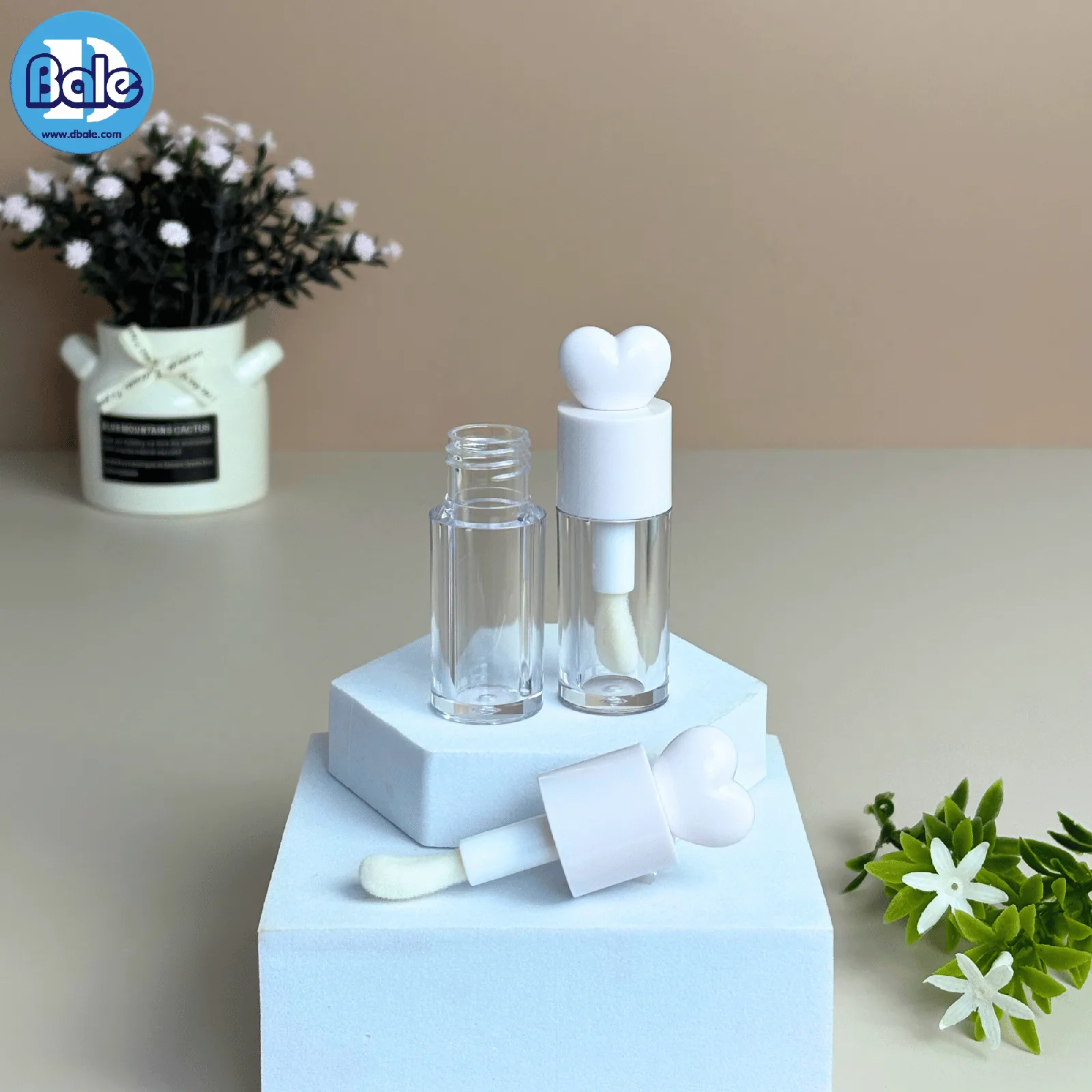 L33 4ml. ลิปจุ่มหัวแปรงใหญ่ฝาหัวใจโซคิ้วท์ โทนสีพาสเทล 4ml.