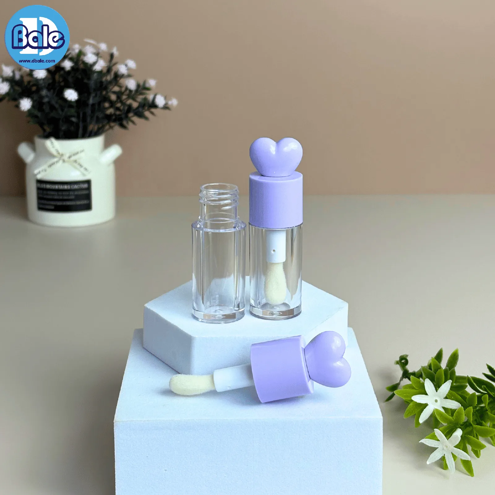 L33 4ml. ลิปจุ่มหัวแปรงใหญ่ฝาหัวใจโซคิ้วท์ โทนสีพาสเทล 4ml.