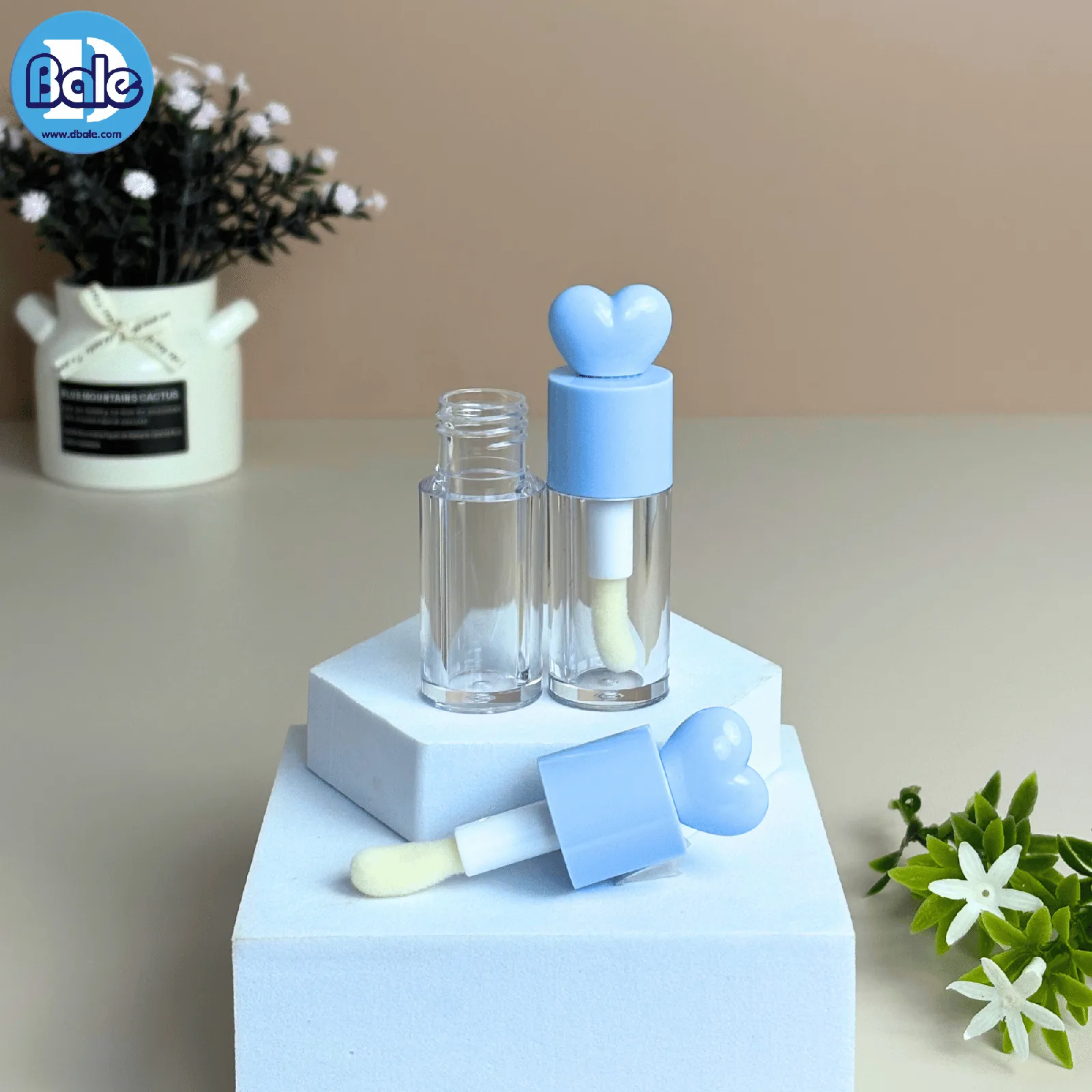 L33 4ml. ลิปจุ่มหัวแปรงใหญ่ฝาหัวใจโซคิ้วท์ โทนสีพาสเทล 4ml.