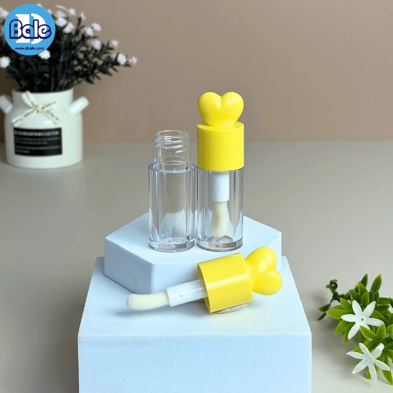 L33 4ml. ลิปจุ่มหัวแปรงใหญ่ฝาหัวใจโซคิ้วท์ โทนสีพาสเทล 4ml.