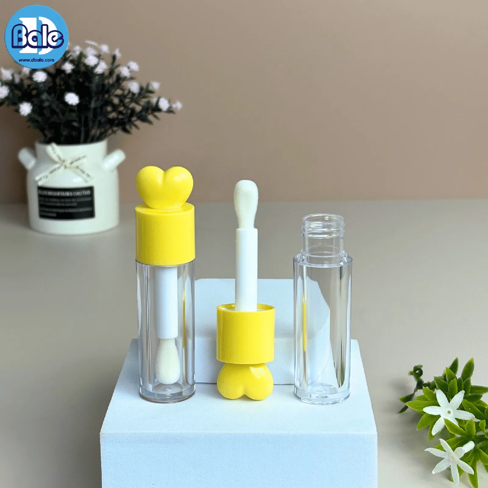 L33 6ml. ลิปจุ่มหัวแปรงใหญ่ฝาหัวใจโซคิ้วท์ โทนสีพาสเทล 6ml.