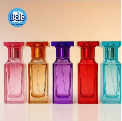 jpf186 50ml. ขวดแก้วน้ำหอมทอมฟอร์ด สีฟ้า, ม่วง, แดง, ส้ม, ดำ, ชมพู