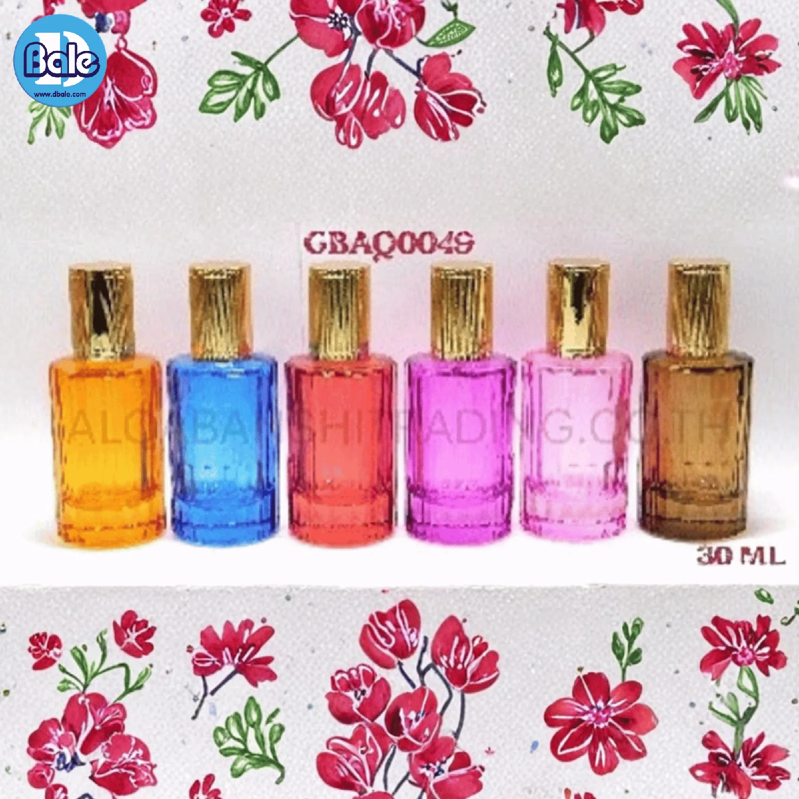 jpf198 30ml. ขวดน้ำหอมโครม่าไชน์ สี ส้ม, ม่วง, ฟ้า, แดง, ชมพู, น้ำตาล
