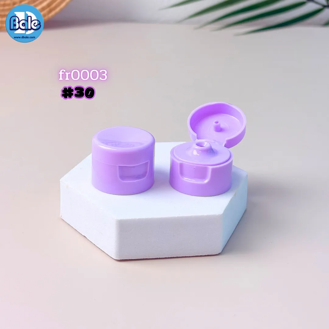 fr0003 30mm. ฝาป๊อกแป๊ก สีม่วง 30mm.