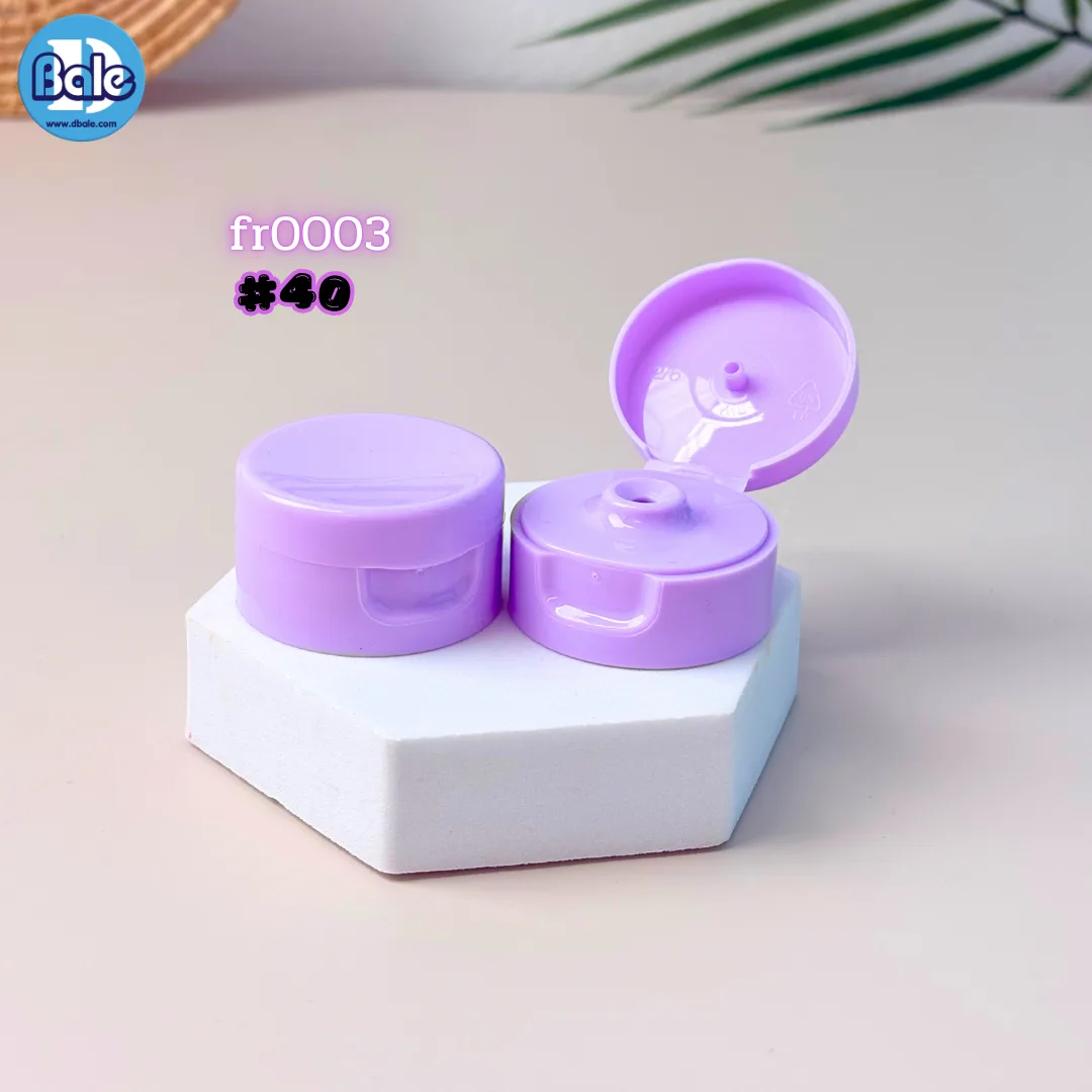 fr0003 40mm. ฝาป๊อกแป๊ก สีม่วง 40mm.