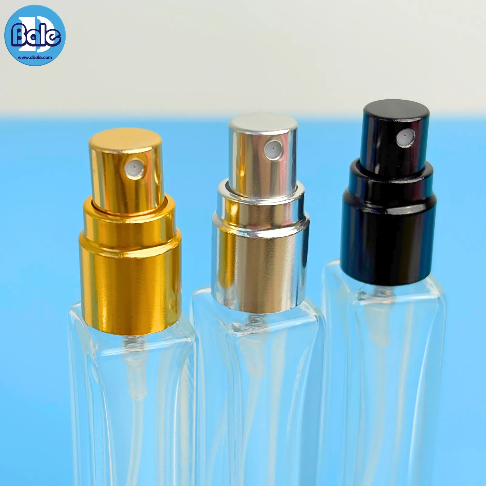 jpf246 10ml. ขวดแก้ว สเปรย์ สีใสทรงเหลี่ยม