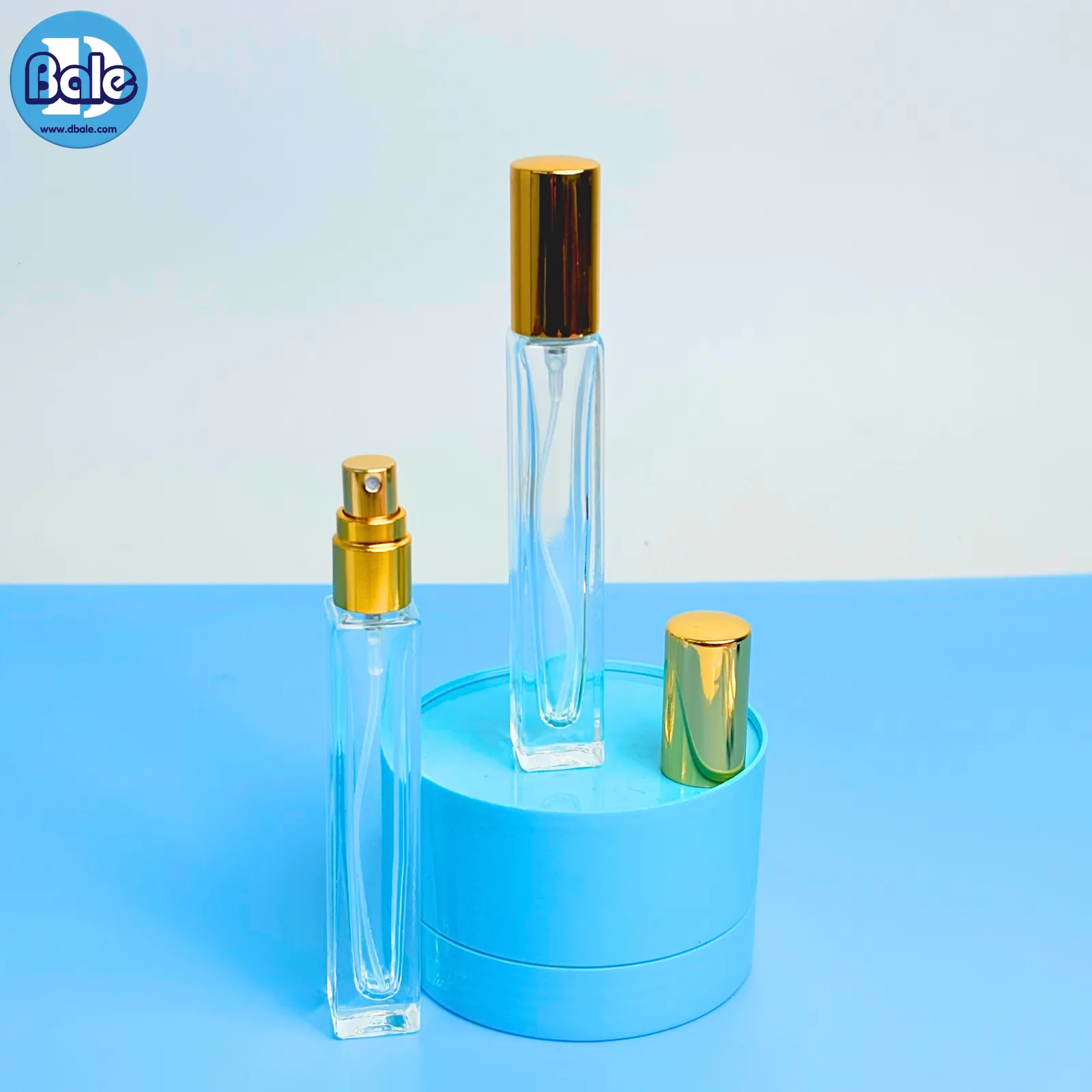 jpf246 10ml. ขวดแก้ว สเปรย์ สีใสทรงเหลี่ยม