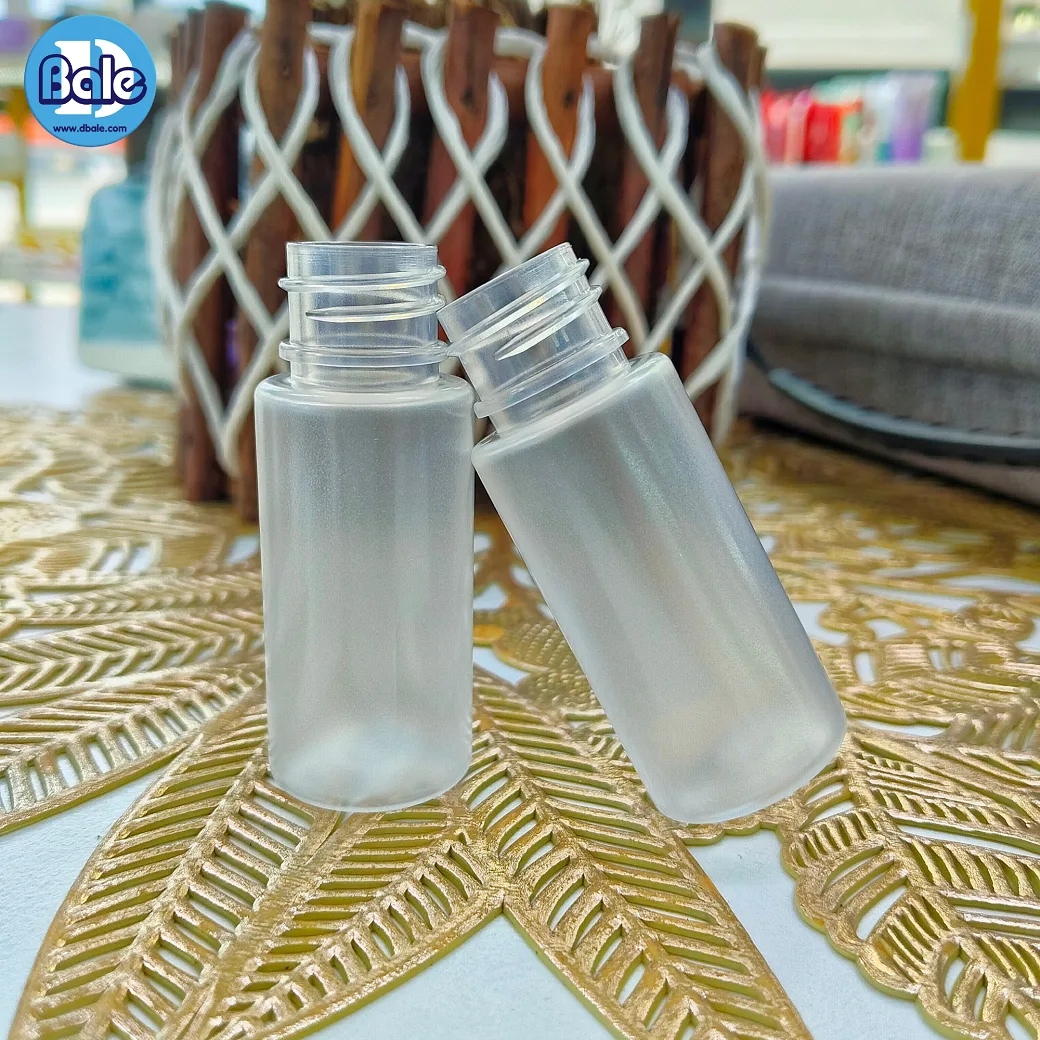 pet SA 15ml. ขวดพลาสติกPET ไหล่ตัดทรงกลมกระบอก สีขุ่น 15ml.