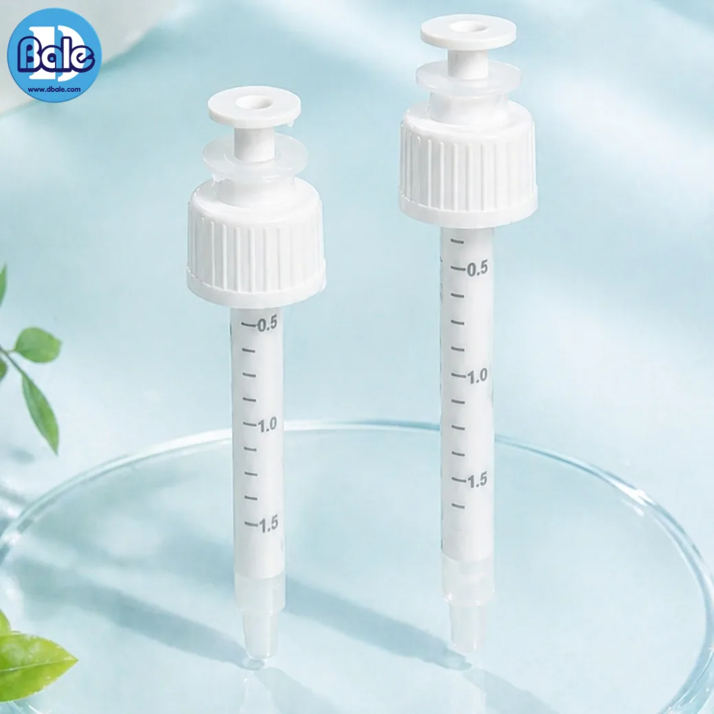 jy-dp #18mm. ดรอปเปอร์(หลอดหยด)ทรงเกาหลี สีขาว ใช้กับขวดแก้วขนาด