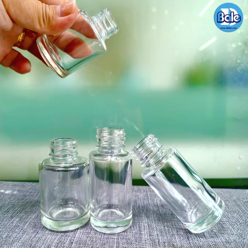 c005 15ml. ขวดแก้ว สีใส 15ml.