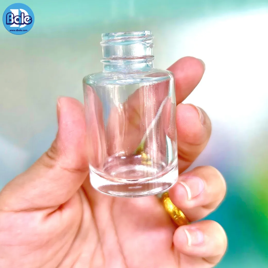 c005 15ml. ขวดแก้ว สีใส 15ml.