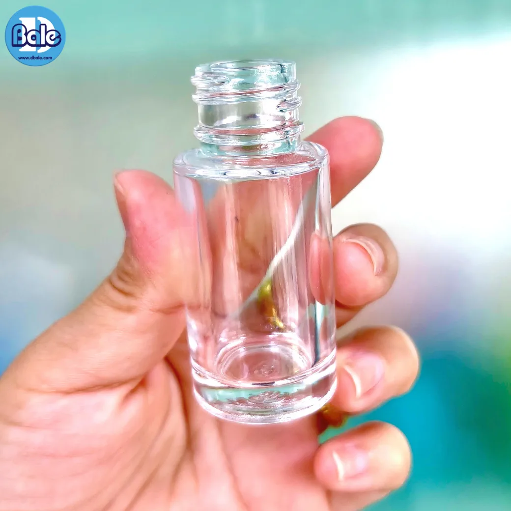c005 15ml. ขวดแก้ว สีใส 15ml.