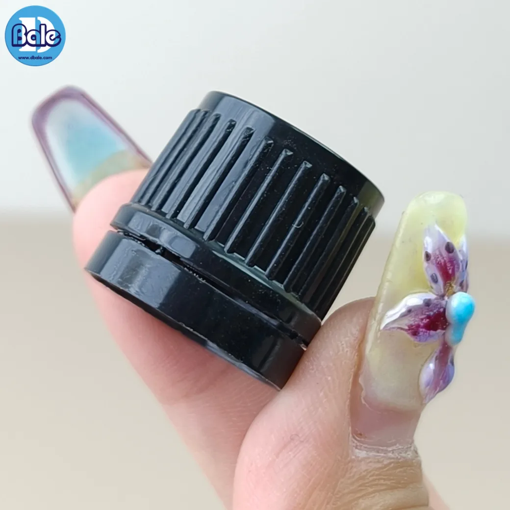 jy-stopper #18mm. ฝาเกลียวฉีกพลาสติกบาง สีดำ 18mm.