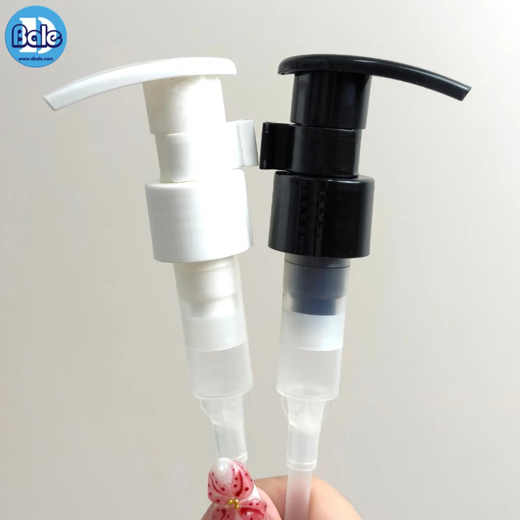 pump0039 #24mm. หัวปั้ม ทรงหัวD ล๊อกซ้ายขวา สีดำ, ขาว