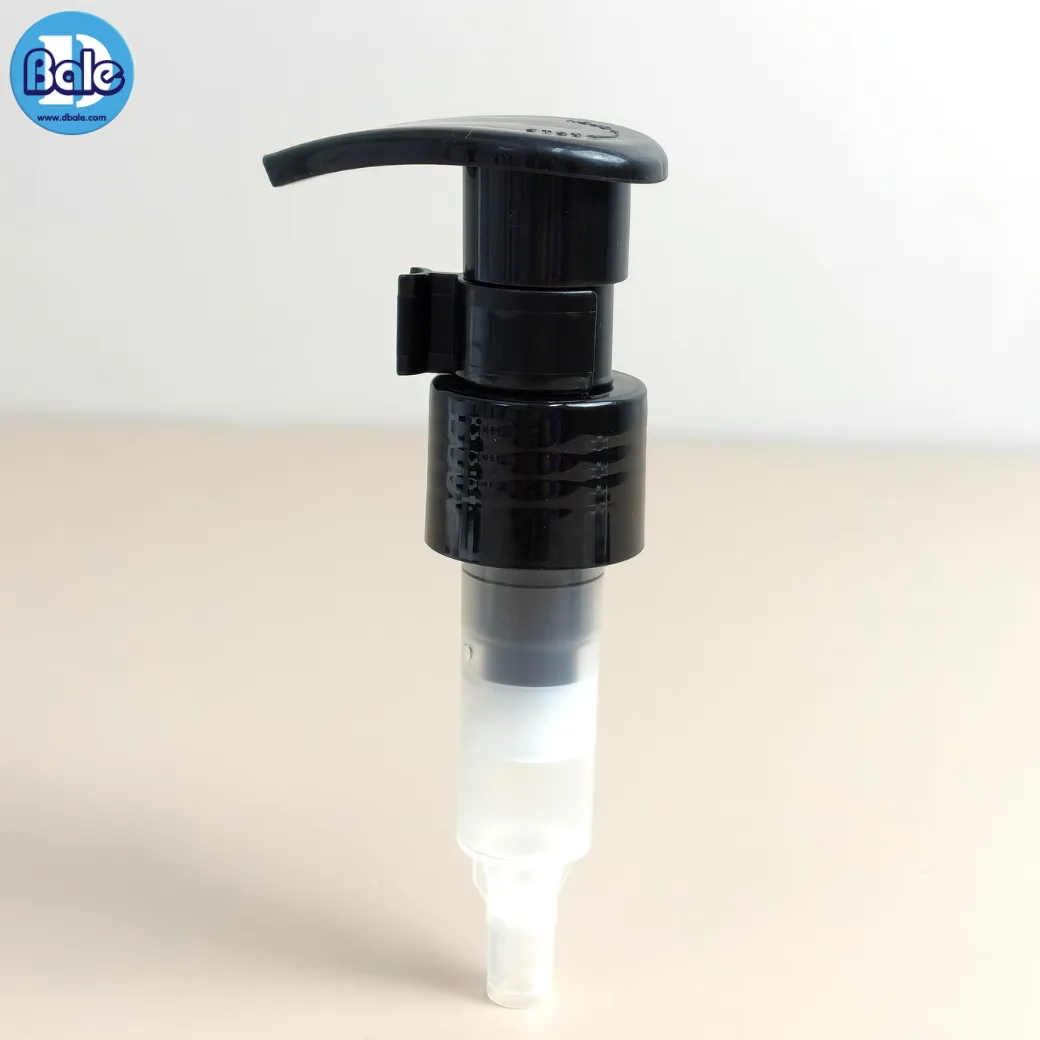 pump0039 #24mm. หัวปั้ม ทรงหัวD ล๊อกซ้ายขวา สีดำ, ขาว