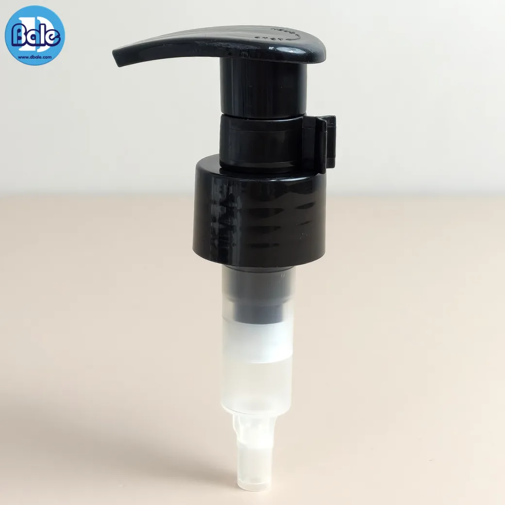 pump0039 #28mm. หัวปั้ม ทรงหัวD ล๊อกซ้ายขวา สีดำ, ขาว