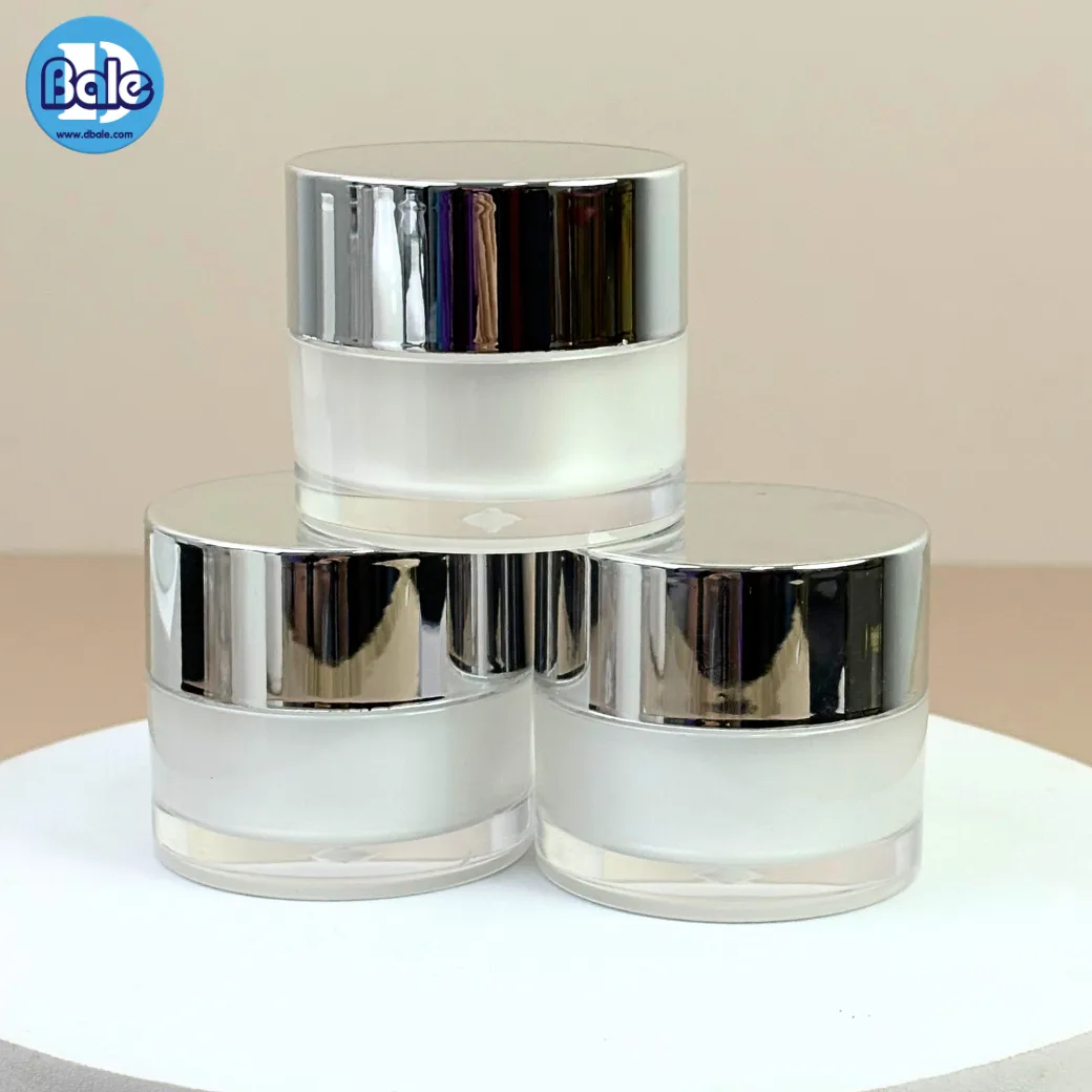 k0358 15g. กระปุกอะคริลิคทรงกลมตรง 15g.