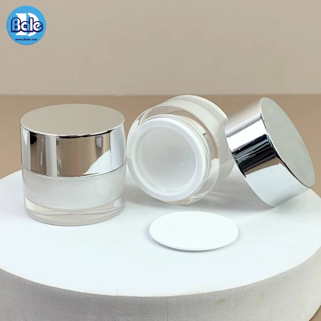 k0358 15g. กระปุกอะคริลิคทรงกลมตรง 15g.