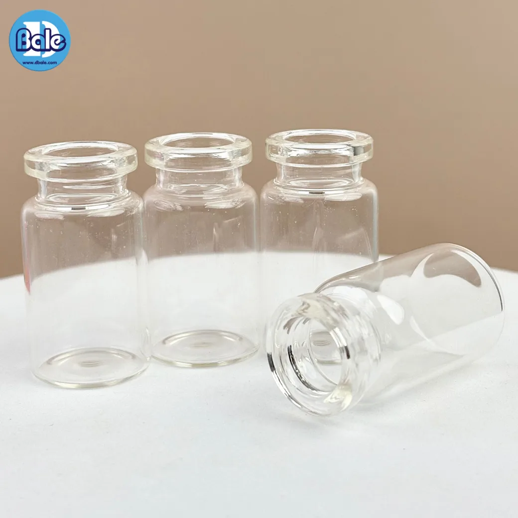 TPL01 7ml. ขวดแก้วใสคอนแทคเลนส์ สีใส 7ml.